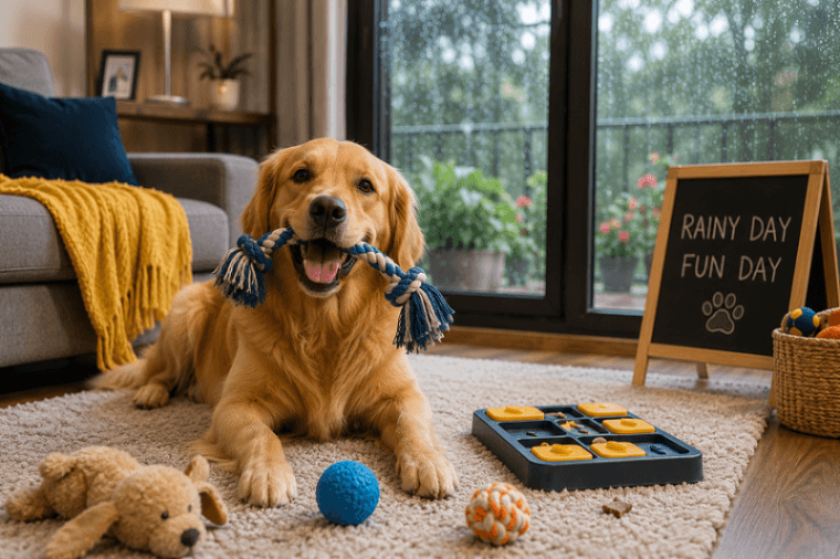 Indoor Activities for Dogs During Monsoon: Fun Ways to Keep Your Pet Active